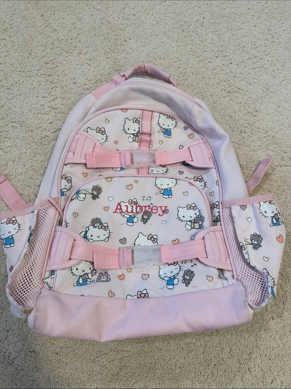 Pottery Barn Kids Aubrey Backpack & Lunch Bag Set - Hello Kitty Print